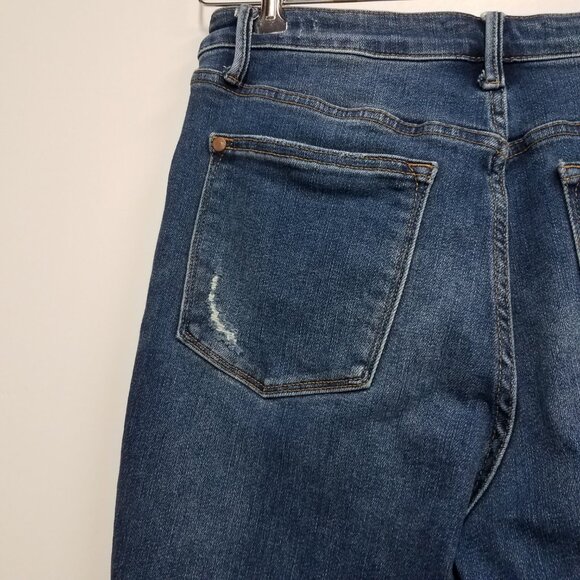 Judy Blue Jeans 11/30 High Waist Tummy Control Slim Fit Distressed JB88776 DK - Picture 6 of 9